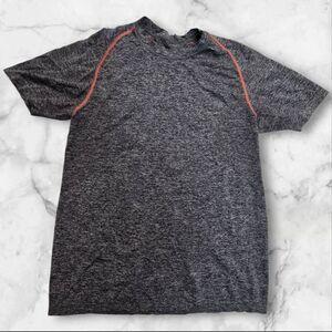 Lululemon Mens Size Medium Gray Metal Vent Tech Short Sleeve